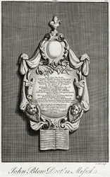 John Blow Memorial, Westminster Abbey
